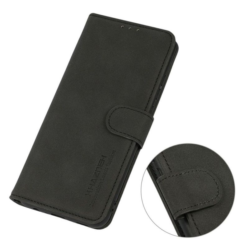 Flip Case Leren Samsung Galaxy A17 4g / 5g Suèdelook Khazneh