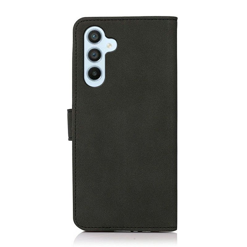 Flip Case Leren Samsung Galaxy A17 4g / 5g Suèdelook Khazneh