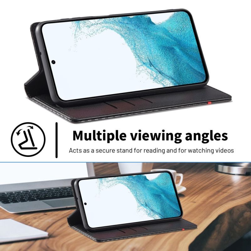 Folio-hoesje Samsung Galaxy A17 4g / 5g Lc.imeeke Koolstofvezel Bescherming Hoesje