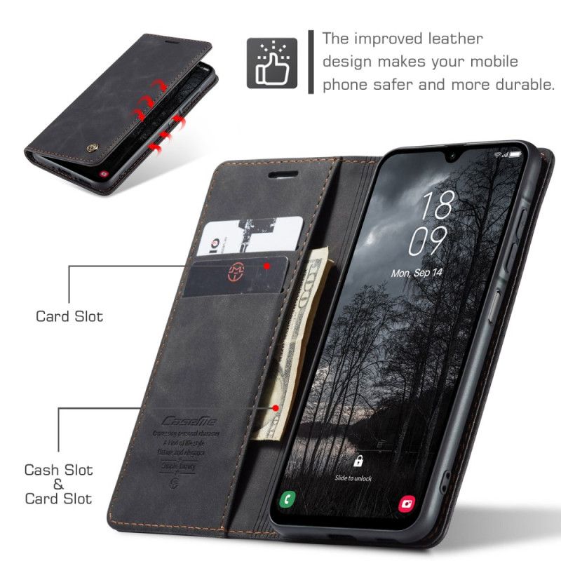 Folio-hoesje Samsung Galaxy A17 4g / 5g Suède-effect Caseme