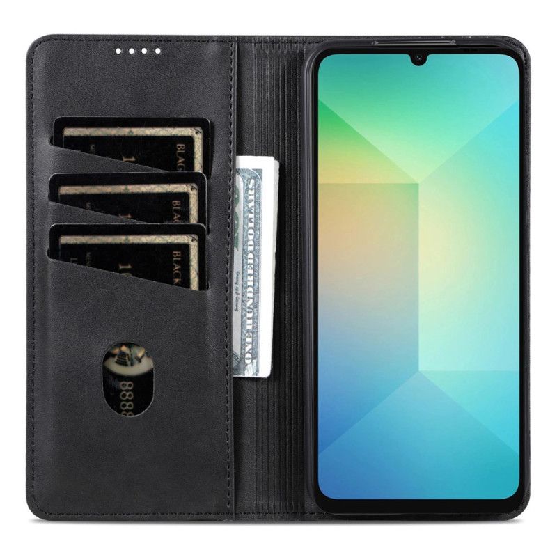 Folio-hoesje Samsung Galaxy A17 4g / 5g Telefoonhoesje Azns Leer-effect