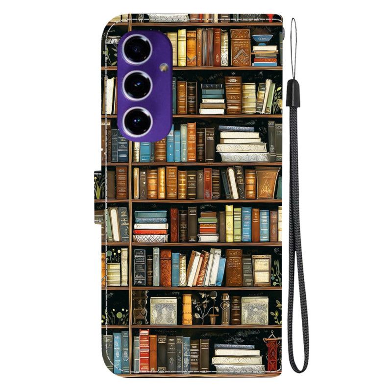 Folio-hoesje Samsung Galaxy A17 4g / 5g Telefoonhoesje Bibliotheek