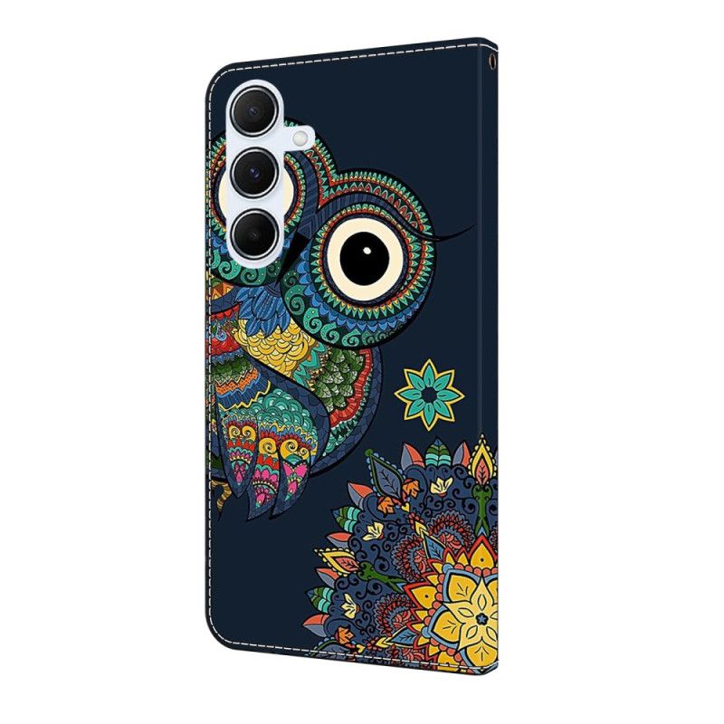 Folio-hoesje Samsung Galaxy A17 4g / 5g Telefoonhoesje Mandala-uil