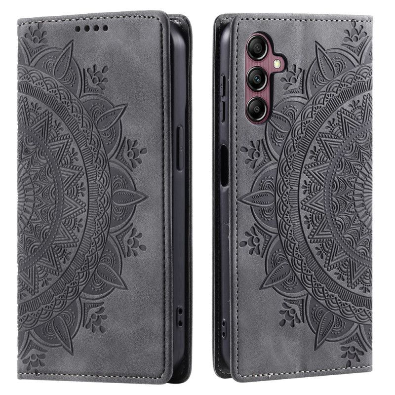 Folio-hoesje Voor Samsung Galaxy A17 4g / 5g Mandala Suède-effect