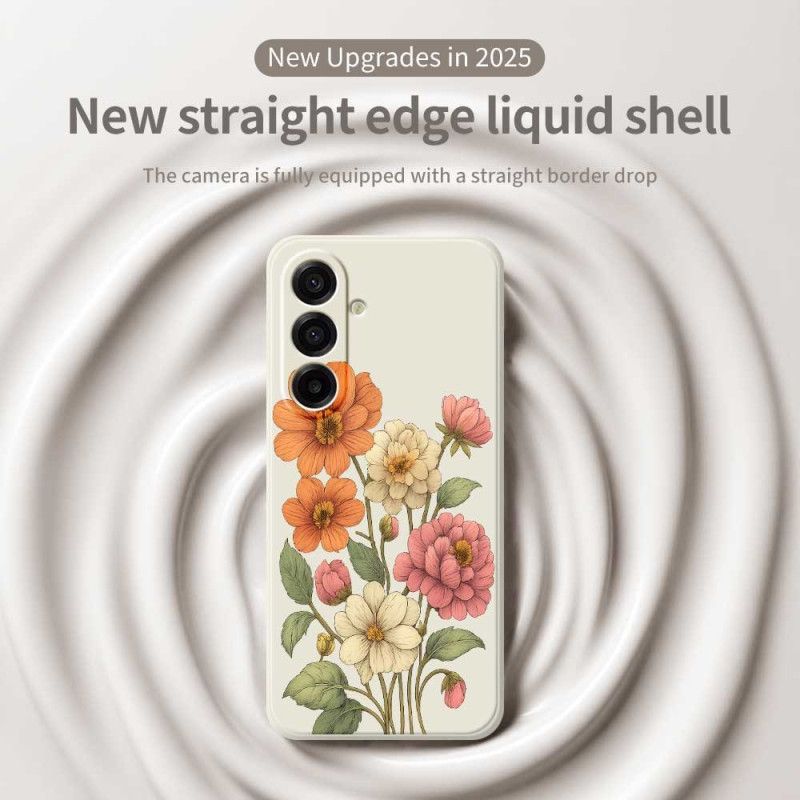 Hoesje Samsung Galaxy A17 4g / 5g Bloemenpatroon