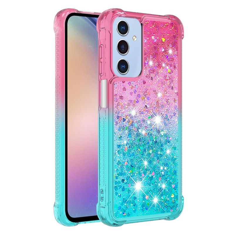 Hoesje Samsung Galaxy A17 4g / 5g Glittergradiënt Bescherming Hoesje