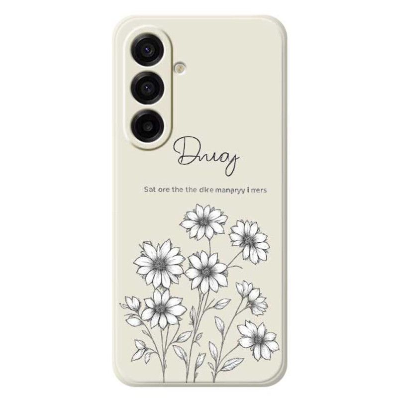 Hoesje Samsung Galaxy A17 4g / 5g Grafische Bloemen