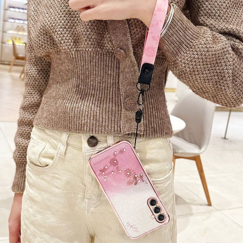 Hoesje Samsung Galaxy A17 4g / 5g Kadem Strassbandjes