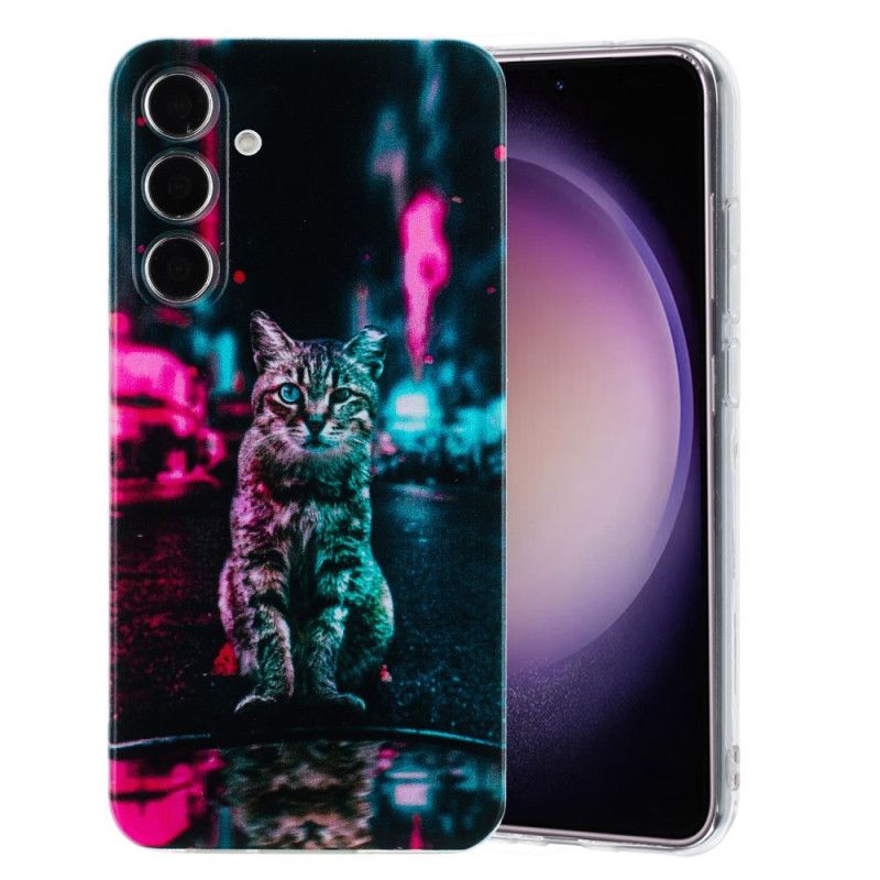 Hoesje Samsung Galaxy A17 4g / 5g Kat Met Verkeerslicht Bescherming Hoesje
