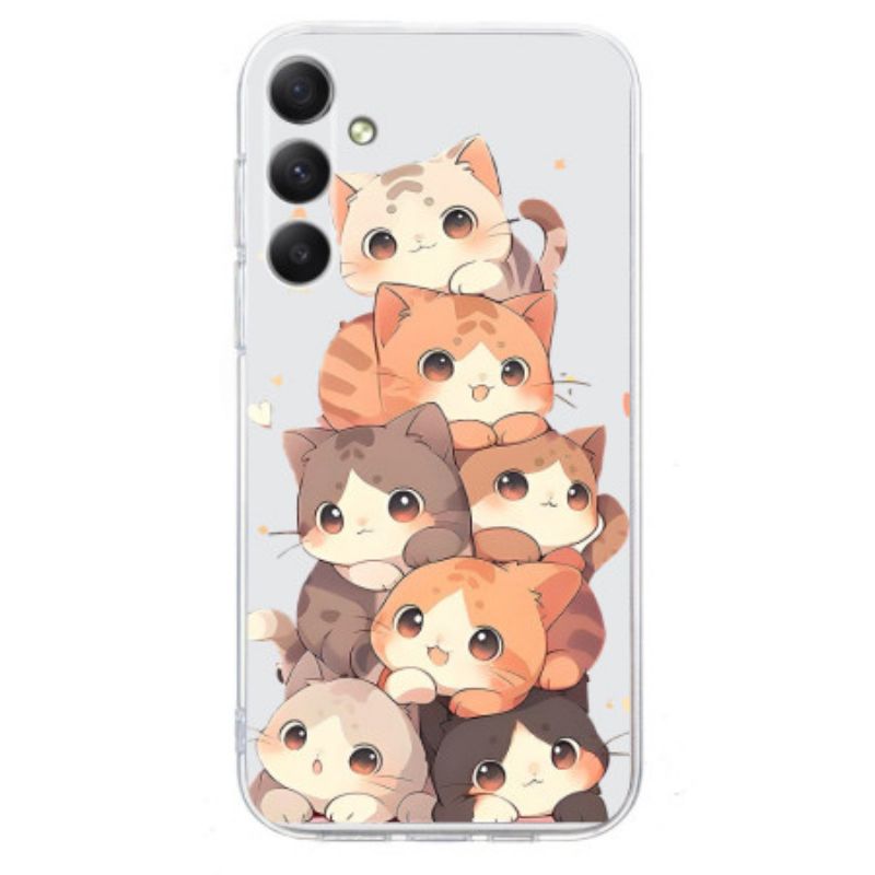 Hoesje Samsung Galaxy A17 4g / 5g Kittens Bescherming Hoesje