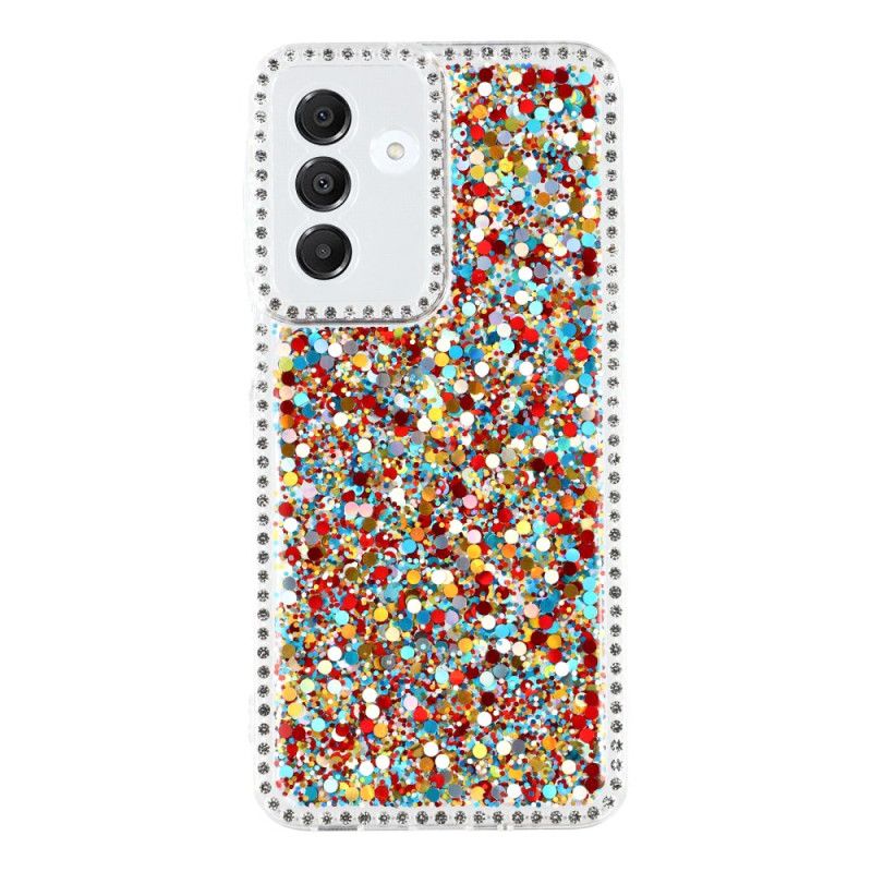 Hoesje Samsung Galaxy A17 4g / 5g Pailletten En Strass-steentjes Bescherming Hoesje