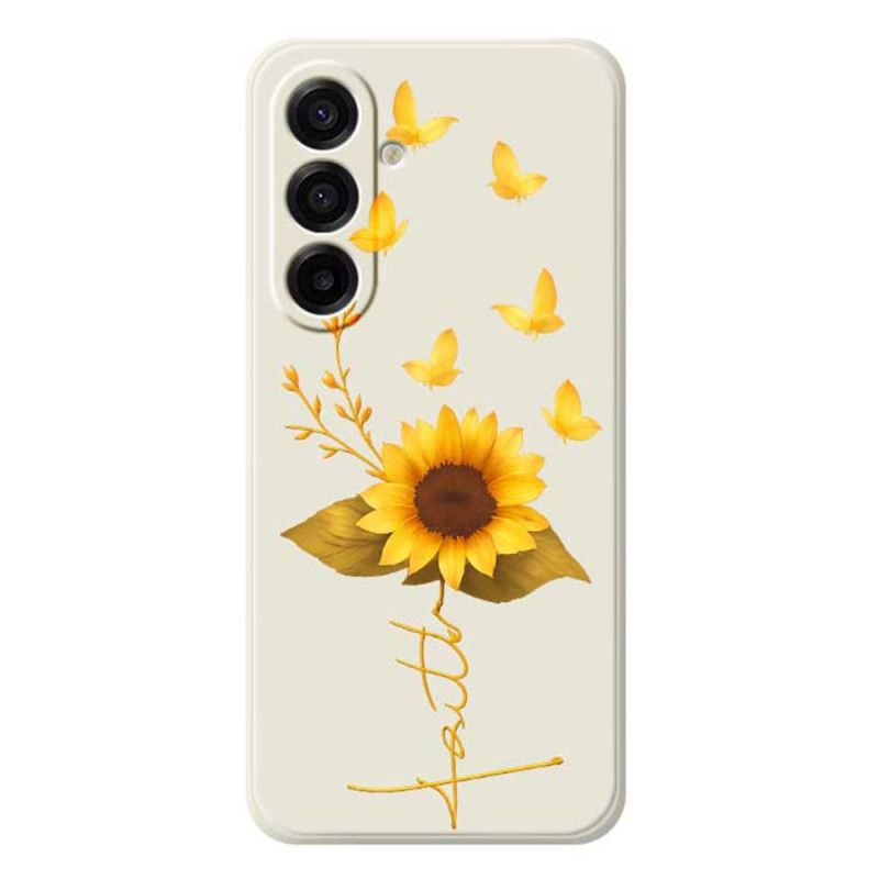 Hoesje Samsung Galaxy A17 4g / 5g Zonnebloem Bescherming Hoesje