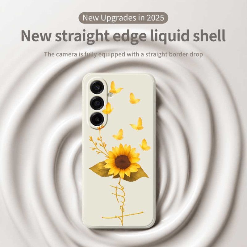 Hoesje Samsung Galaxy A17 4g / 5g Zonnebloem Bescherming Hoesje