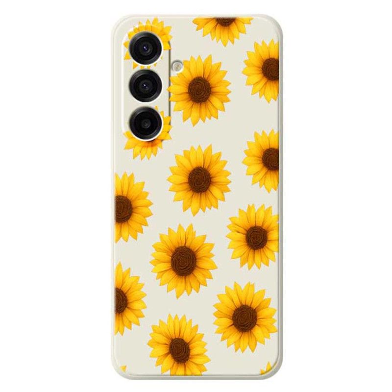 Hoesje Samsung Galaxy A17 4g / 5g Zonnebloemen Bescherming Hoesje