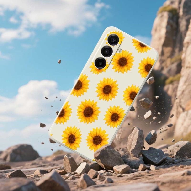 Hoesje Samsung Galaxy A17 4g / 5g Zonnebloemen Bescherming Hoesje