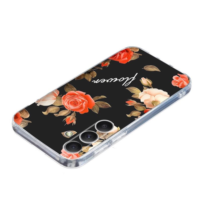 Hoesje Voor Samsung Galaxy A17 4g / 5g Bloemen