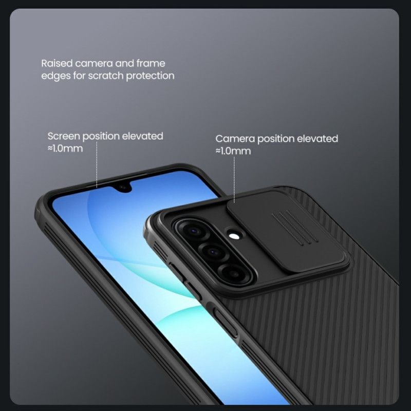 Hoesje Voor Samsung Galaxy A17 4g / 5g Camshield Pro Nillkin Met Verschuifbare Camerabeschermer