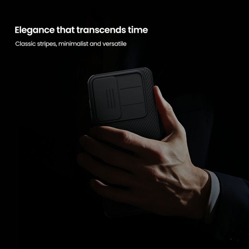 Hoesje Voor Samsung Galaxy A17 4g / 5g Camshield Pro Nillkin Met Verschuifbare Camerabeschermer