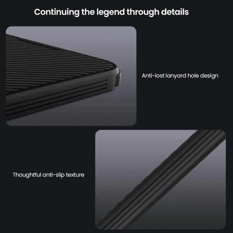 Hoesje Voor Samsung Galaxy A17 4g / 5g Camshield Pro Nillkin Met Verschuifbare Camerabeschermer