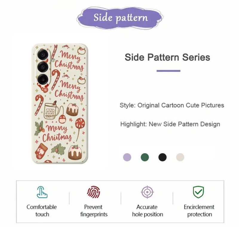 Hoesje Voor Samsung Galaxy A17 4g / 5g Vrolijk Kerstmis