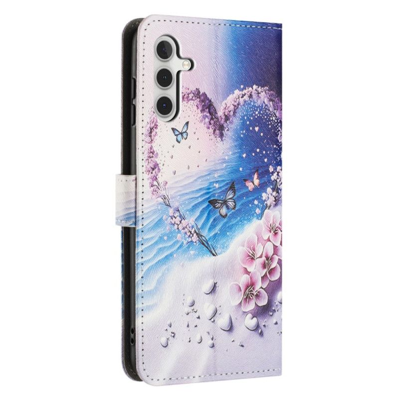 Leren Hoesje Samsung Galaxy A17 4g / 5g Hartvlinder Bescherming Hoesje