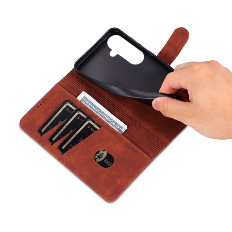 Leren Hoesje Samsung Galaxy A17 4g / 5g Lc.imeeke Suède-effect Bescherming Hoesje