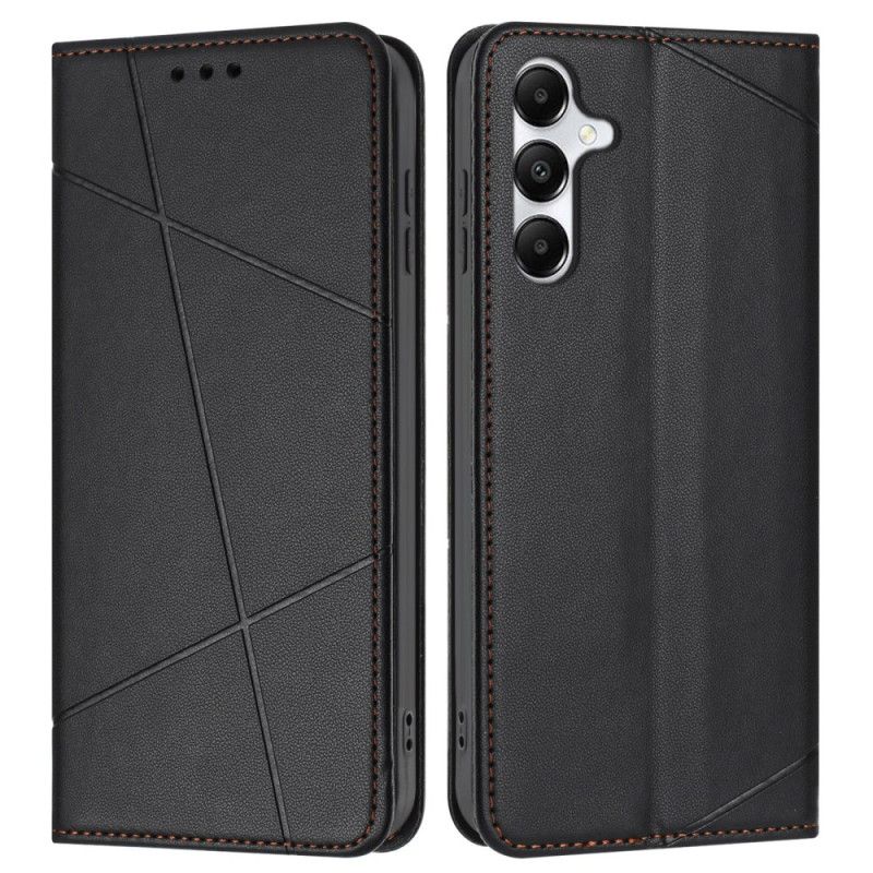 Leren Hoesje Samsung Galaxy A17 4g / 5g Strepen Bescherming Hoesje