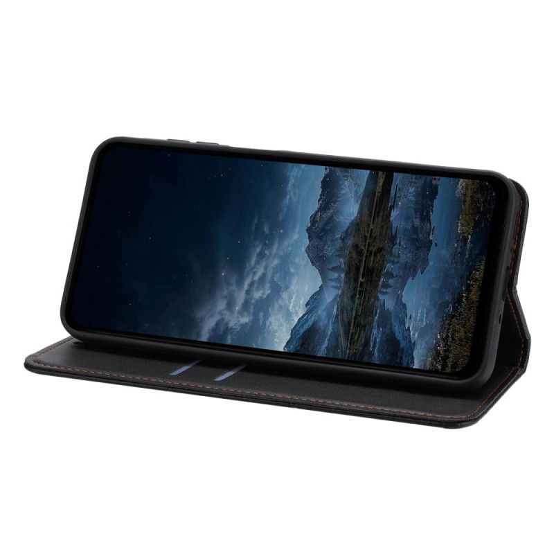 Leren Hoesje Samsung Galaxy A17 4g / 5g Strepen Bescherming Hoesje