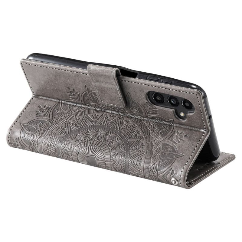 Leren Hoesje Voor Samsung Galaxy A17 4g / 5g Zonmandala