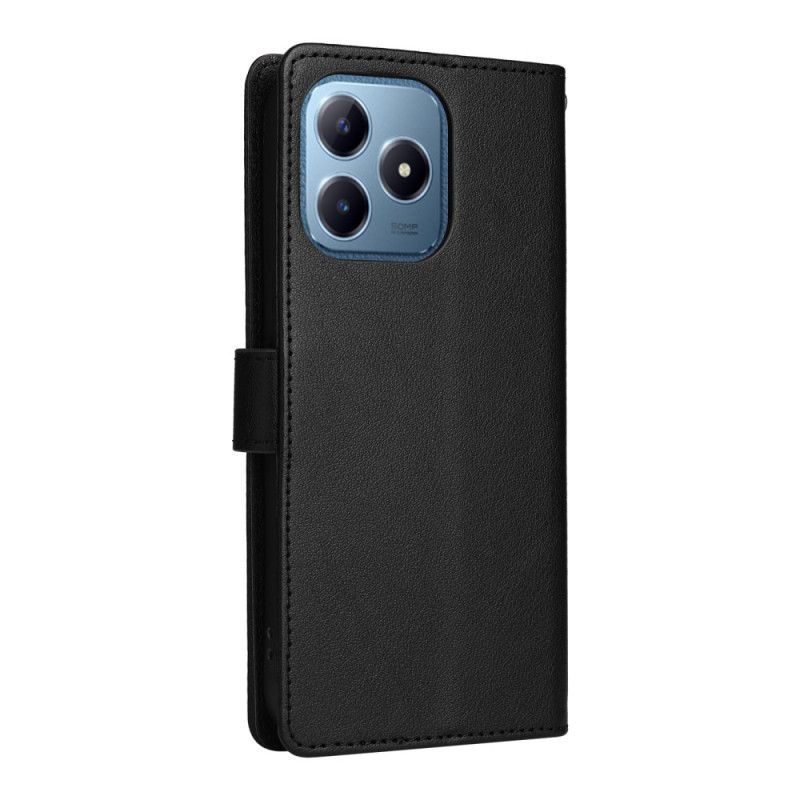 Bescherming Hoesje Realme Note 60 Effen Kunstleer