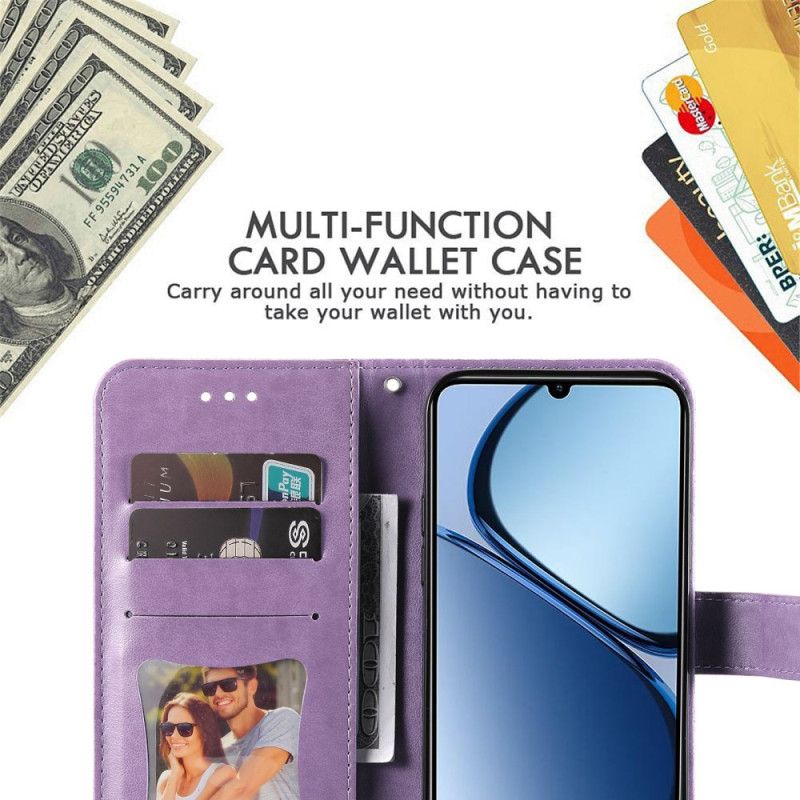 Flip Case Leren Realme Note 60 Mandala-print