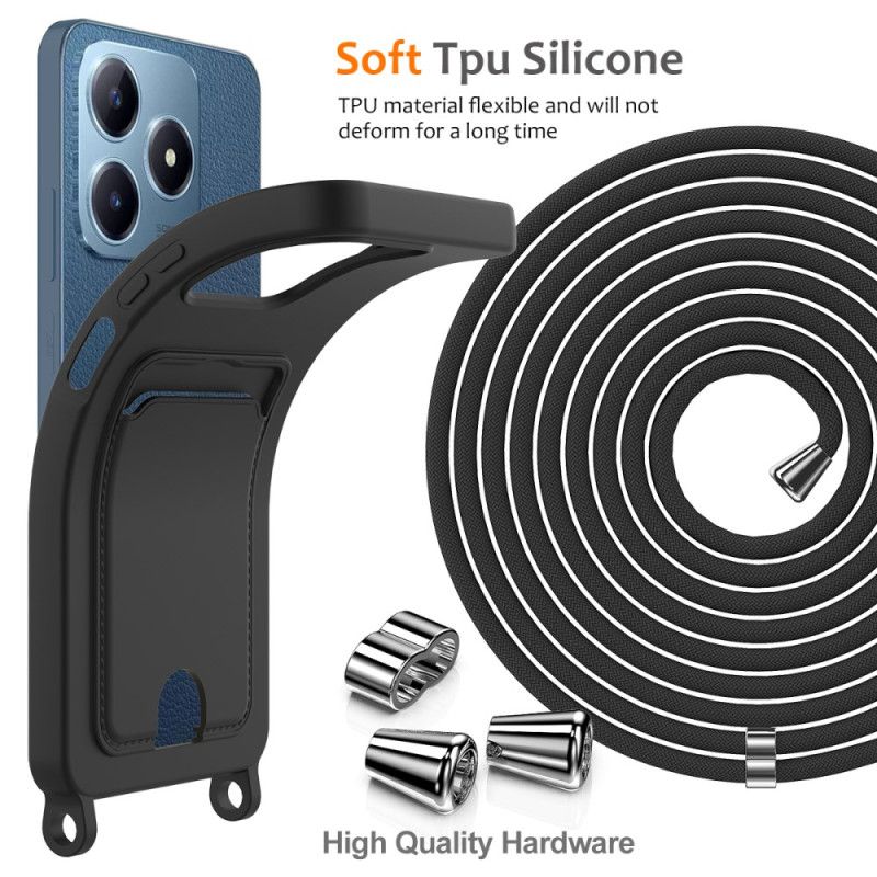 Hoesje Realme Note 60 Kaarthouder Bescherming Hoesje