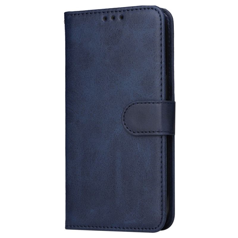 Leren Hoesje Realme Note 60 Effen Leerlook Bescherming Hoesje