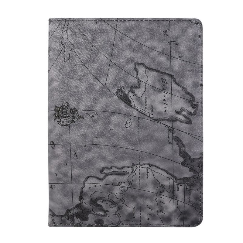 Cover iPad Pro 11" (2018) (2020) Grijs Wereldkaartserie