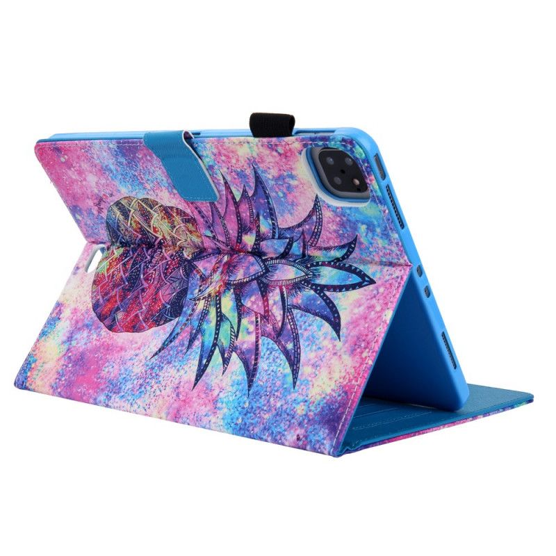 Leren Hoesje iPad Pro 11" (2018) (2020) Ananasprint