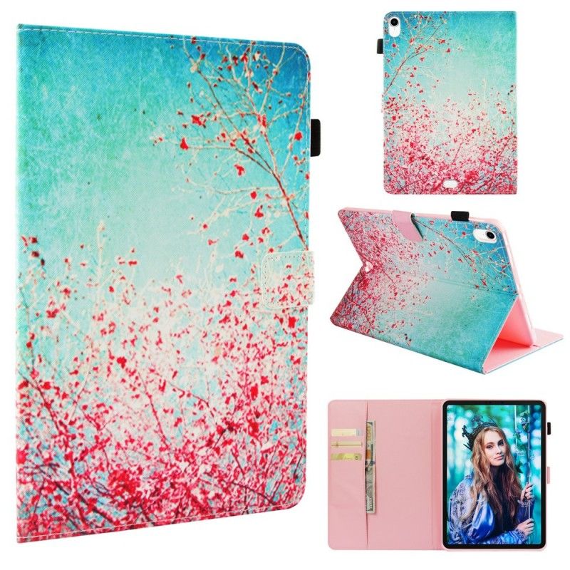 Leren Hoesje iPad Pro 11" (2018) (2020) Bloemen