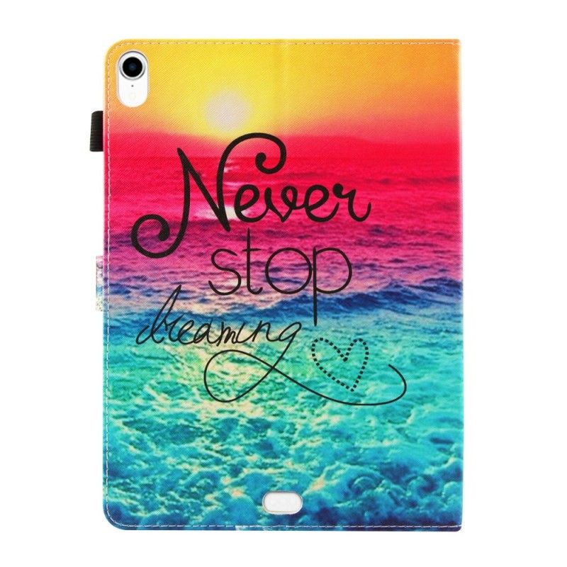 Leren Hoesje iPad Pro 11" (2018) (2020) Stop Nooit Met Dromen