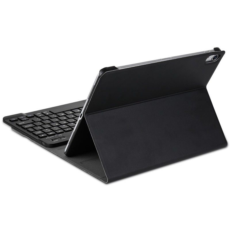 Leren Hoesje voor iPad Pro 11" (2018) (2020) Goud Zwart Met Afneembaar Bluetooth-Toetsenbord