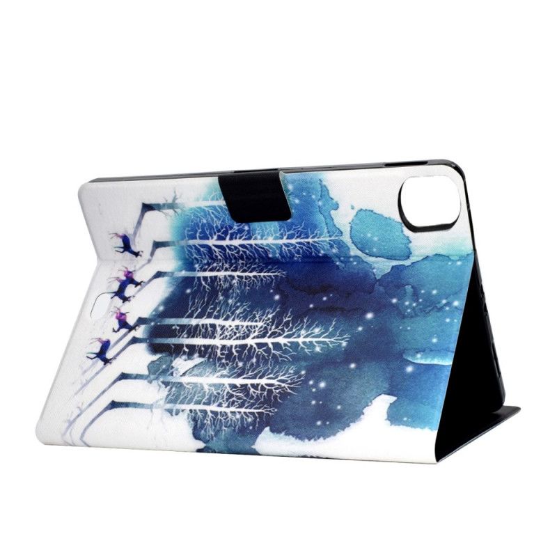 Leren Hoesje voor iPad Pro 11" (2018) (2020) Sneeuwhert