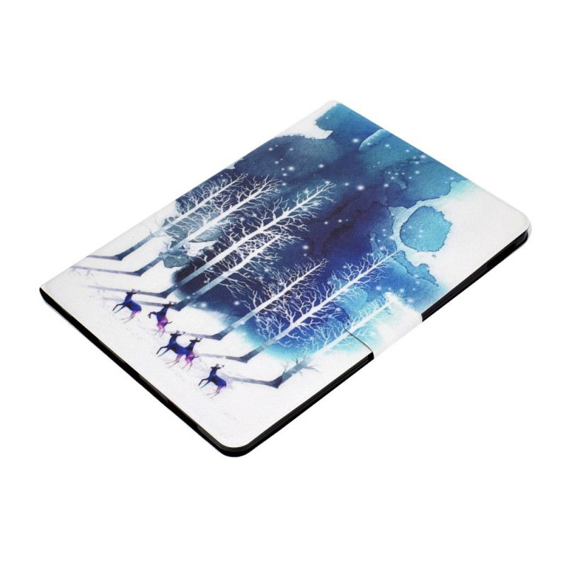 Leren Hoesje voor iPad Pro 11" (2018) (2020) Sneeuwhert