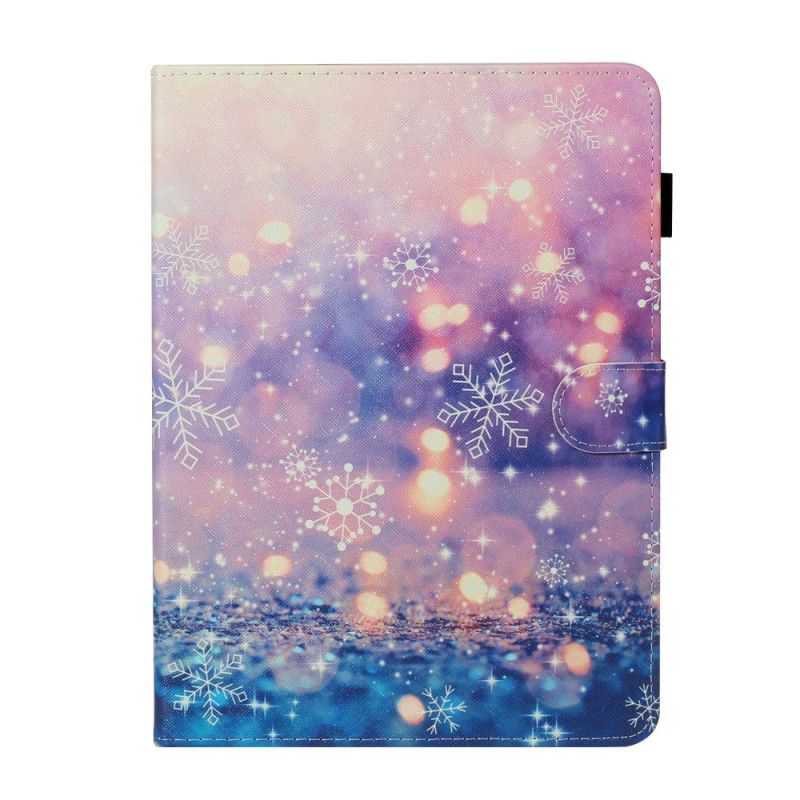 Leren Hoesje voor iPad Pro 11" (2018) (2020) Sneeuwvlokken