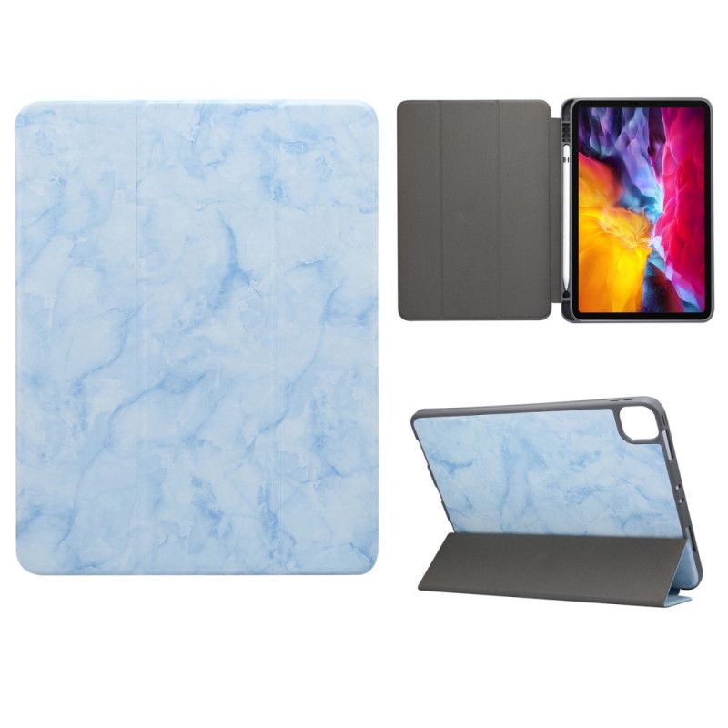 Smart Case iPad Pro 11" (2018) (2020) Lichtblauw Grijs Marmer