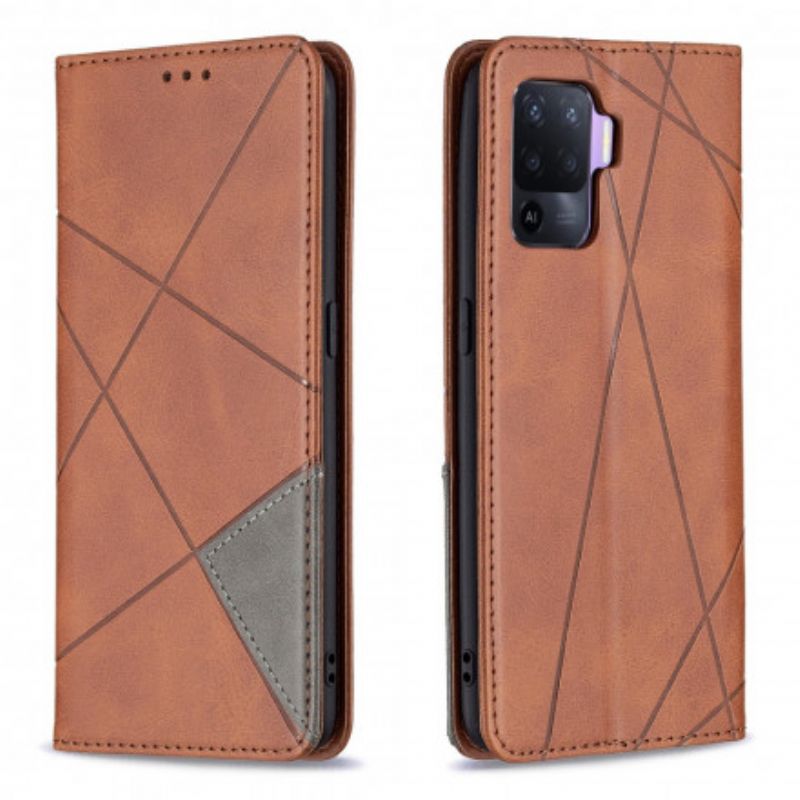 Custodia Portafoglio In Pelle PU Per OPPO A94 5G – Flip Con Slot, Supporto E Chiusura Magnetica (Blu)