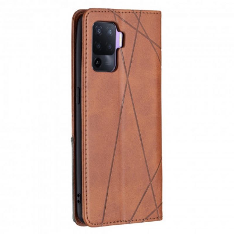 Folio-hoesje Oppo A94 5g Artiestenstijl