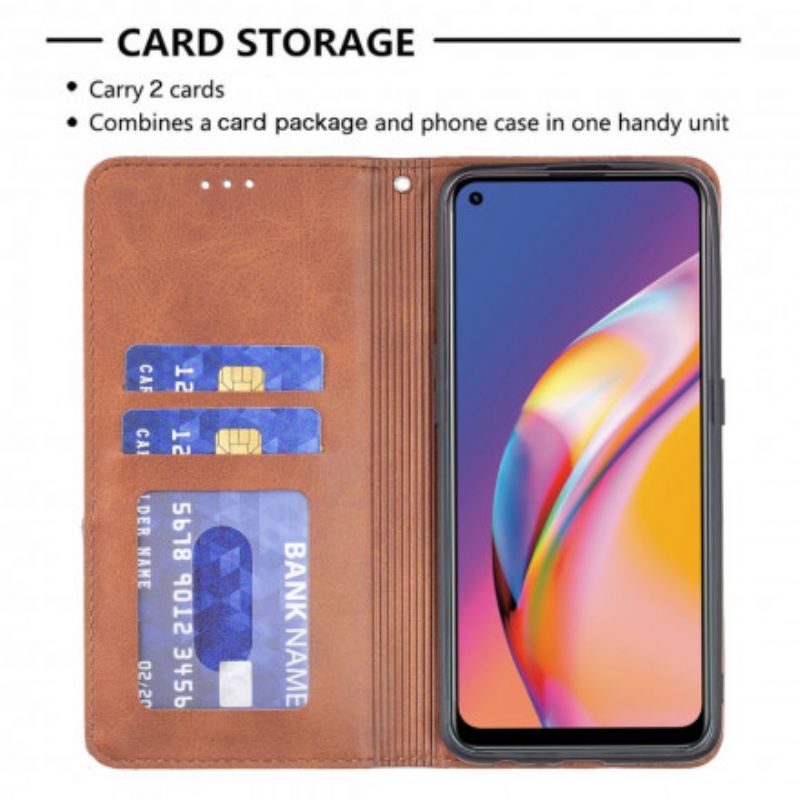 Folio-hoesje Oppo A94 5g Artiestenstijl