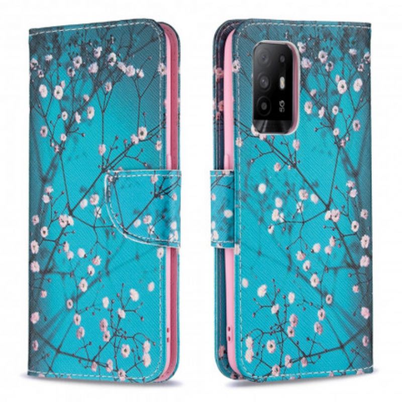 Folio-hoesje Oppo A94 5g Bloeiende Takken