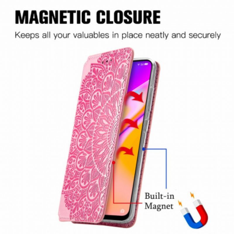 Folio-hoesje Oppo A94 5g Mandala Bescherming Hoesje