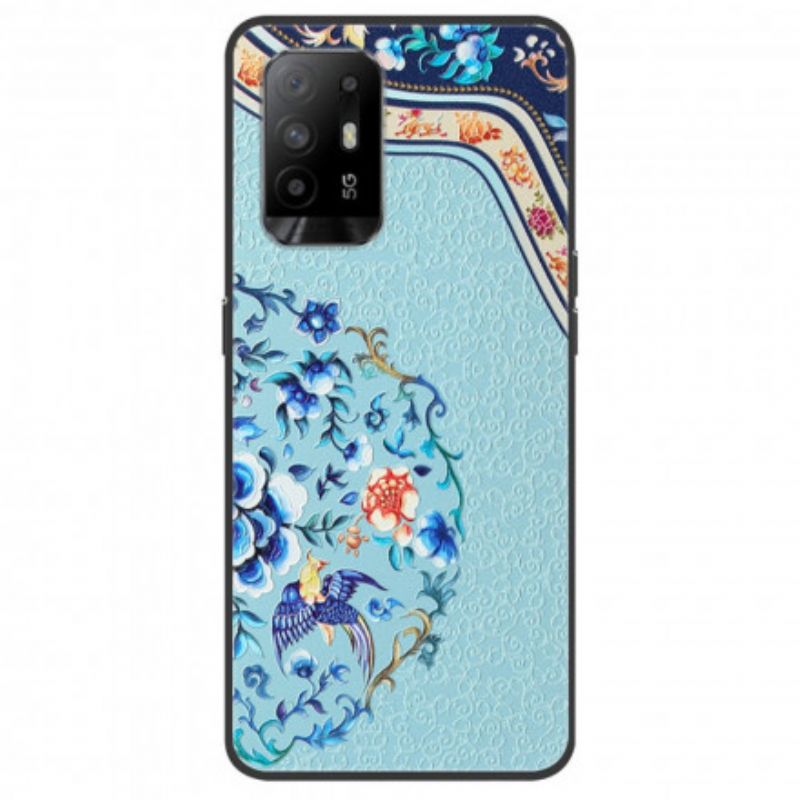 Hoesje Oppo A94 5g Aziatisch Tapijt Bescherming Hoesje