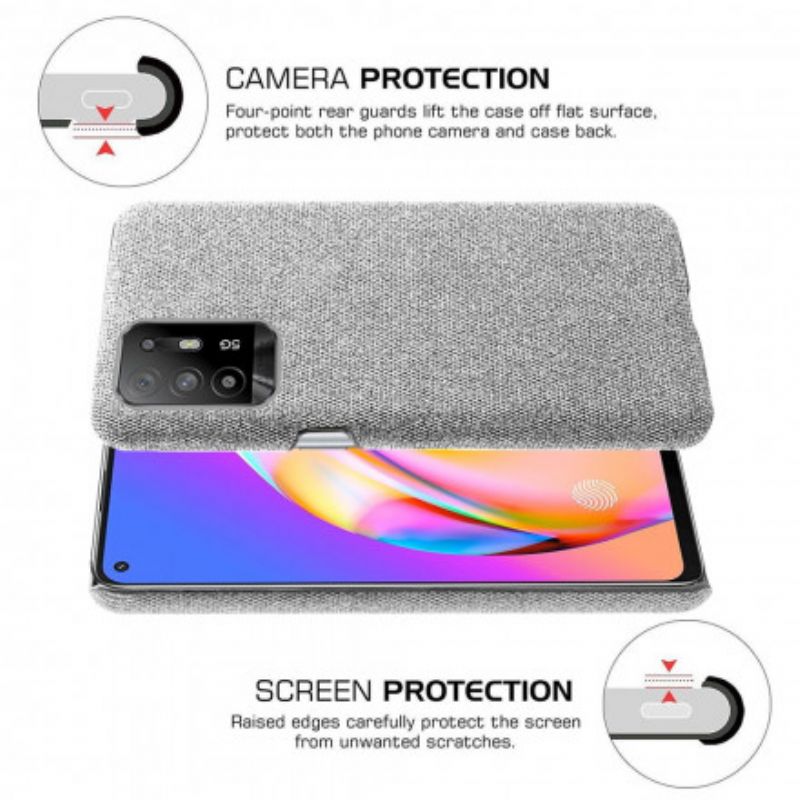 Hoesje Oppo A94 5g Ksq Chique Stof
