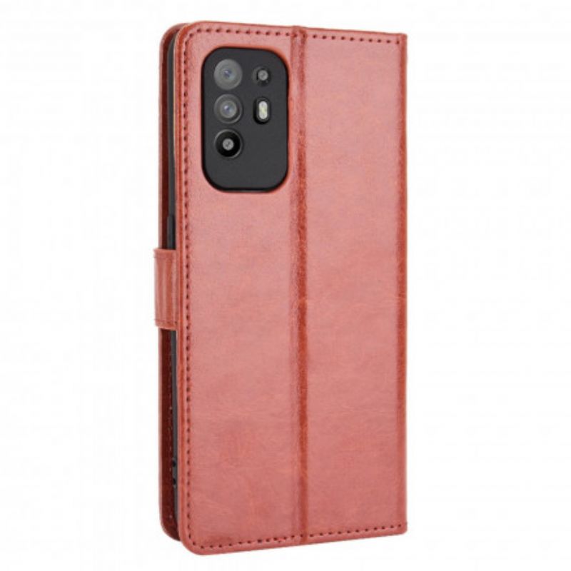 Leren Hoesje Oppo A94 5g Flitsend Kunstleer Bescherming Hoesje